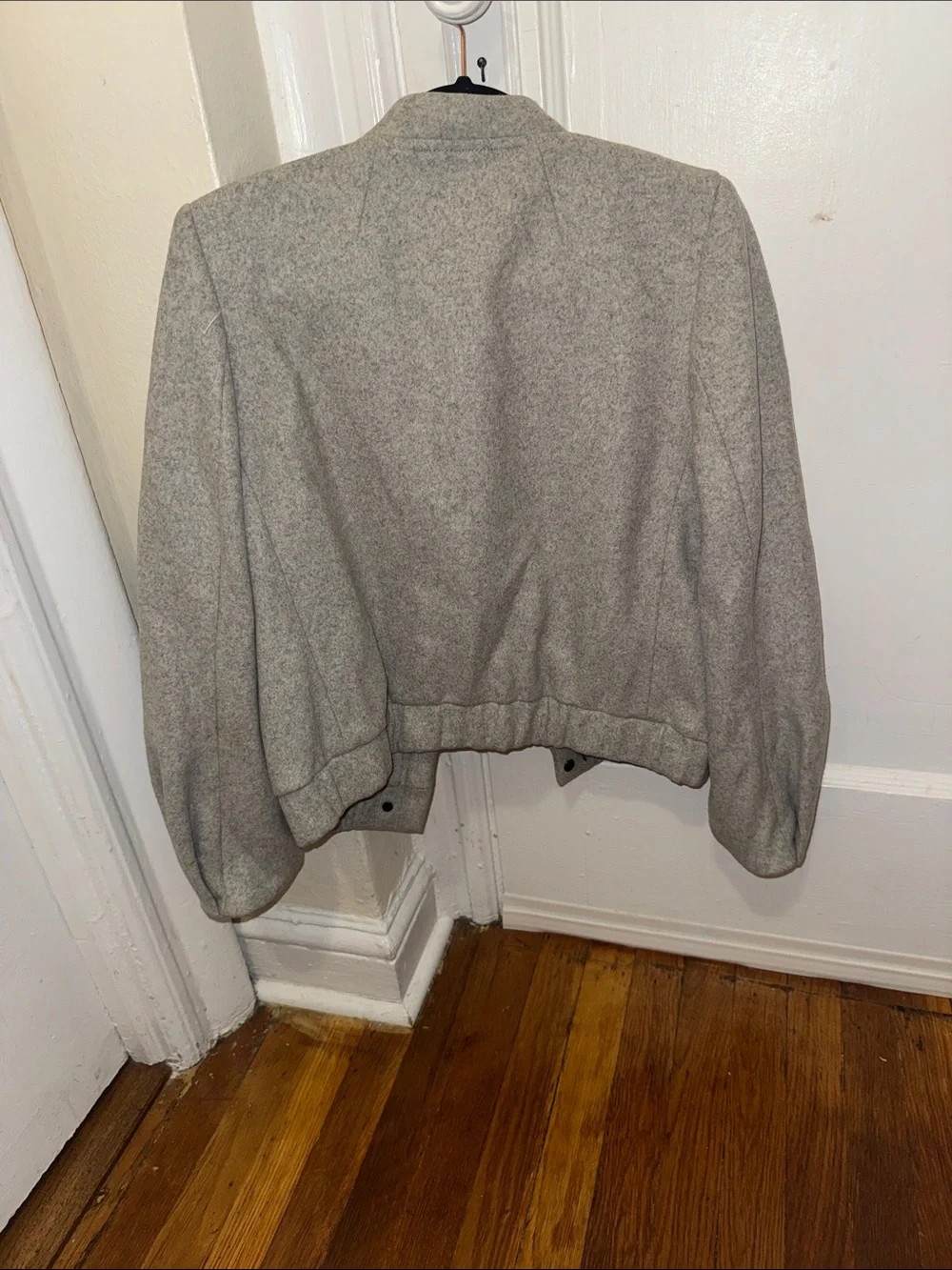 Banana Republic Gray Bomber Jacket